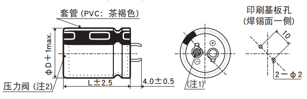 NCC電容基板自立型鋁電解電容器 LHJ系列 NCC電容基板自立型鋁電解電容器 LHJ系列